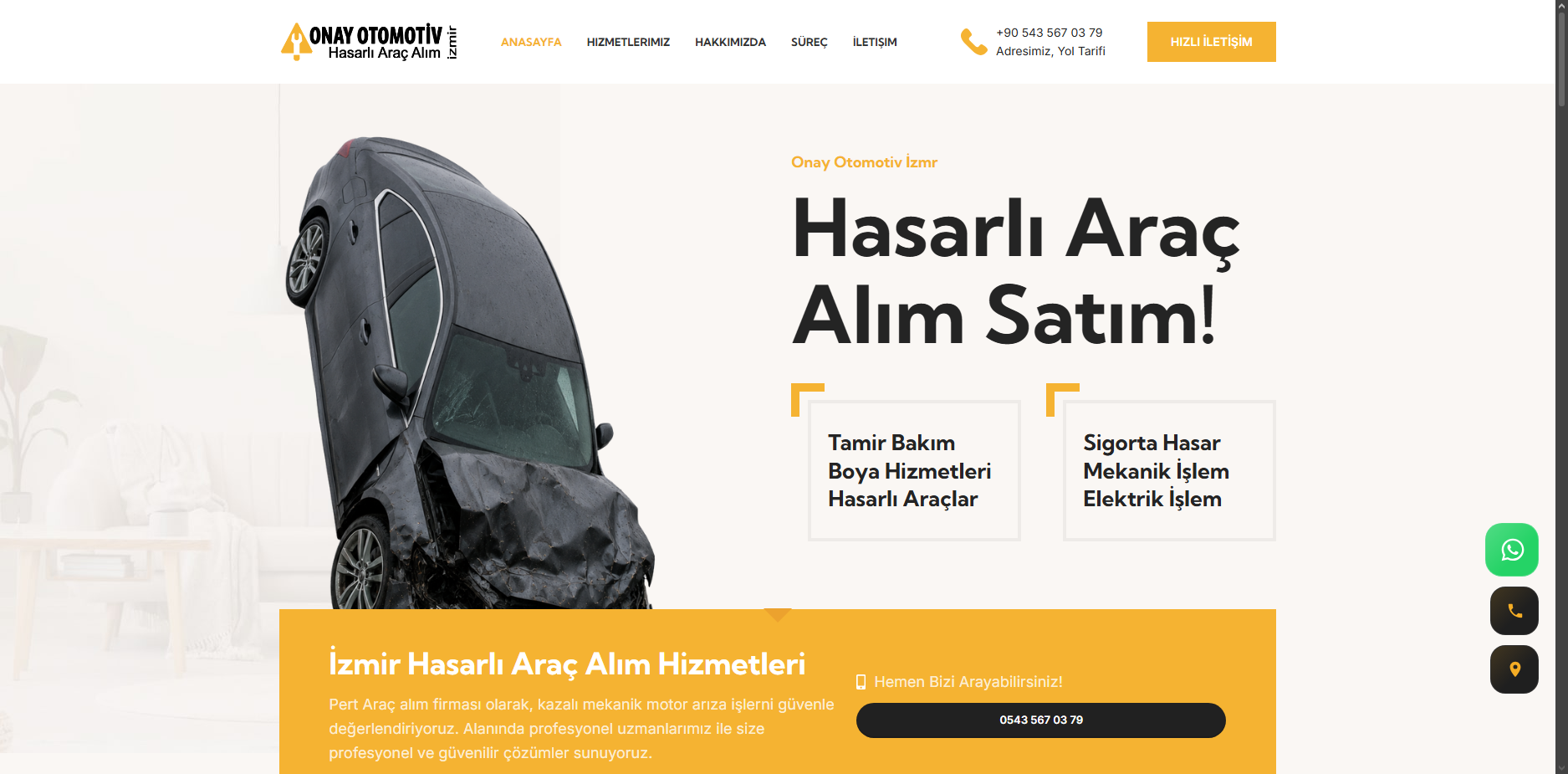 Hasarlı Araç Alım İzmir